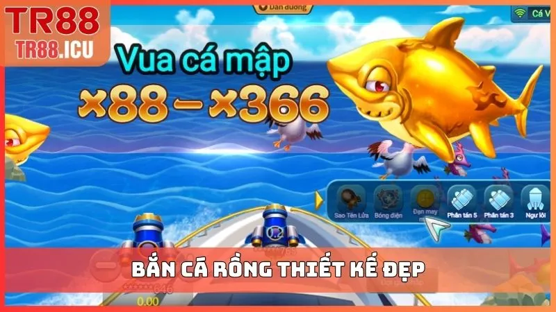 Bắn cá Rồng thiết kế đẹp, chất lượng xịn sò