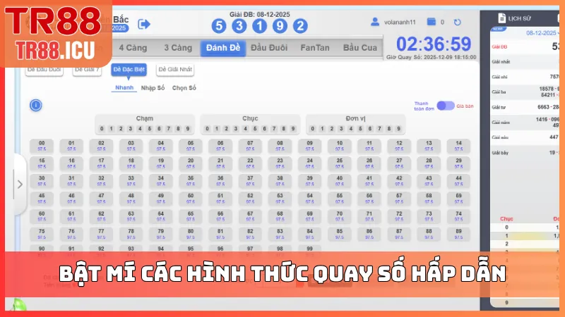Bật mí các hình thức quay số hấp dẫn cho newbie