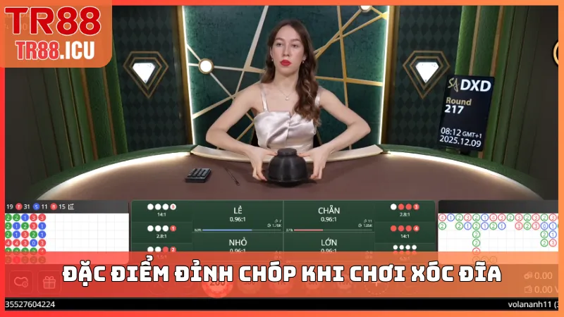 Đặc điểm đỉnh chóp khi chơi Xóc Đĩa trực tuyến